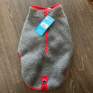 Brand new! RC pets dog fleece tundra jacket gray